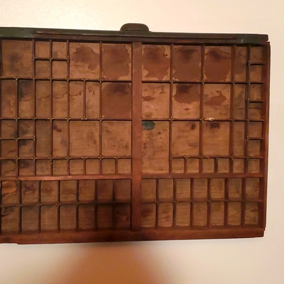 "4"💥SOLD OUT💥Antique Wooden Printers Trays - Picture 10 of 16